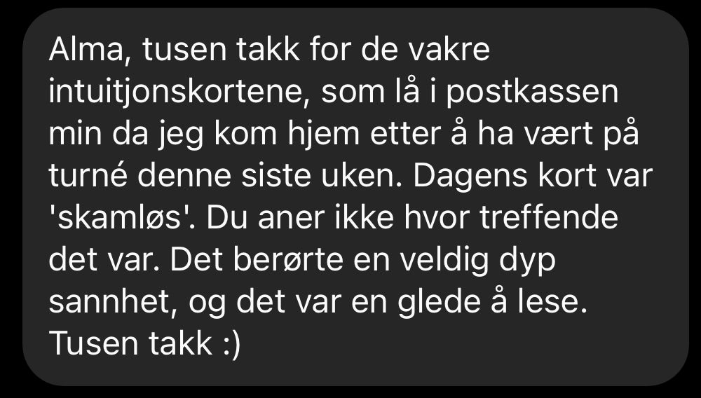 Intuisjonskort